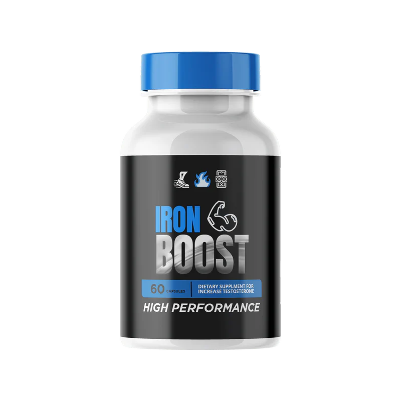 IRONBOOST Male Performance Supplement Bottle